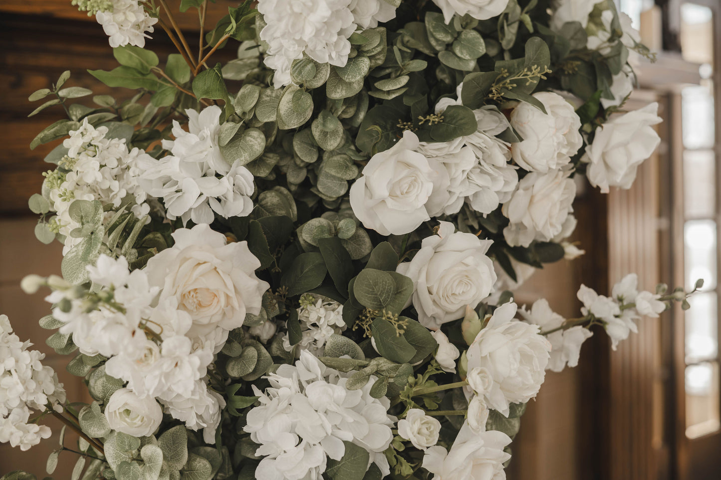Nicole Floral Pillars