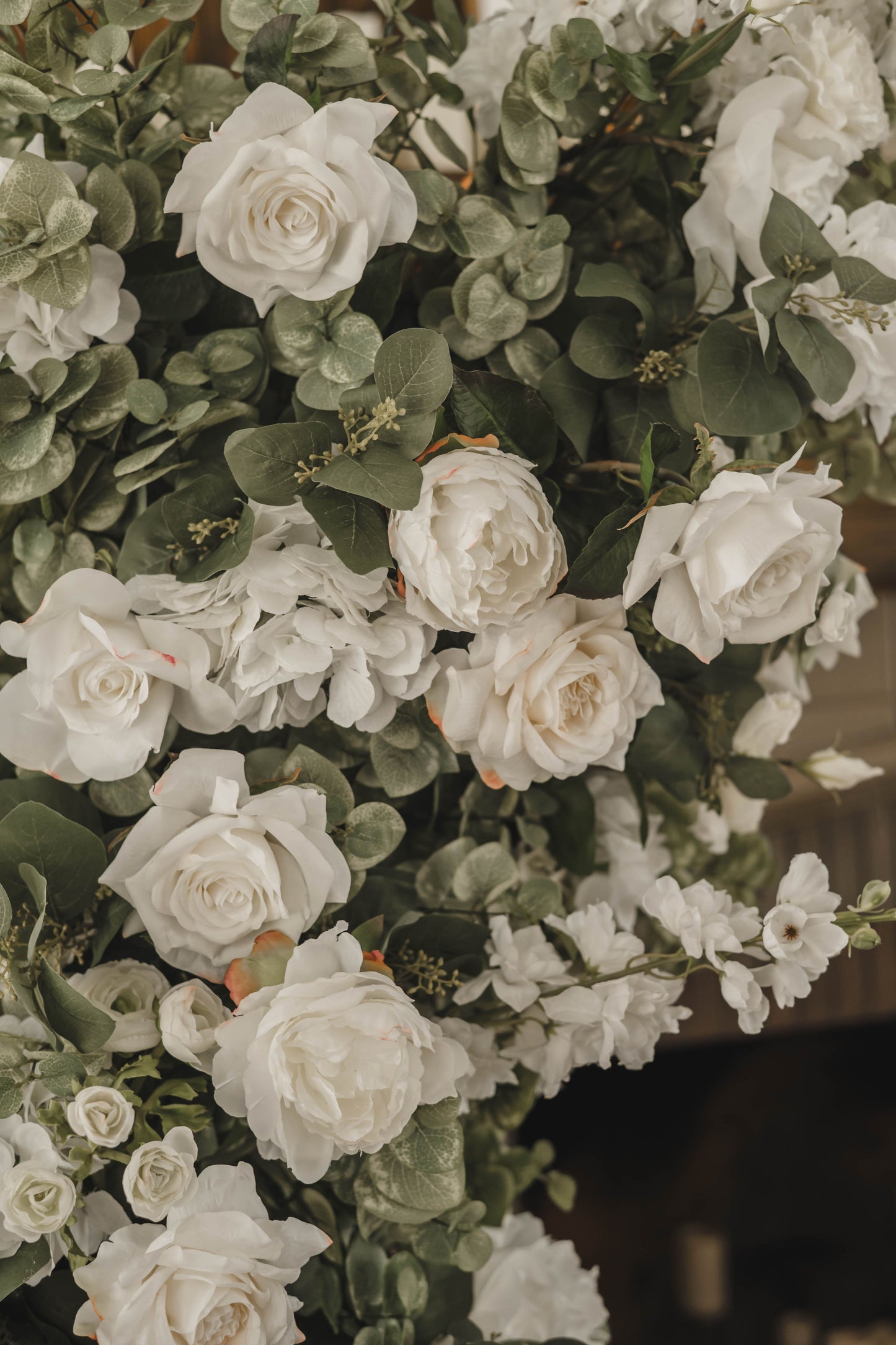 Nicole Floral Pillars