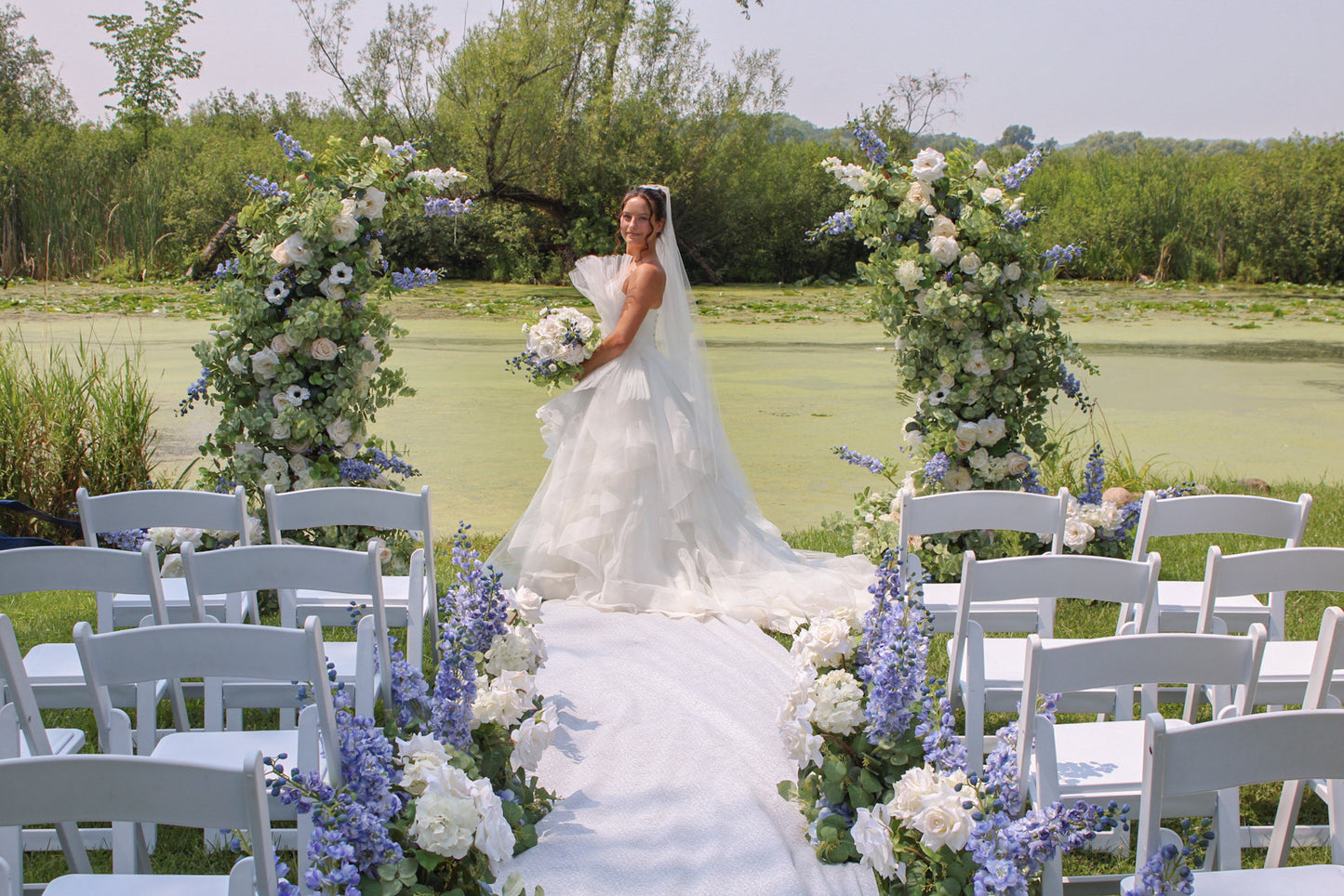 Louise Floral Pillars